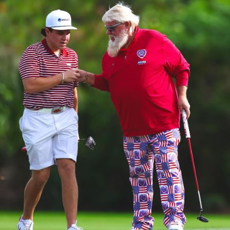 John Daly and his son John Daly Jr played golf at Grande Lakes. 